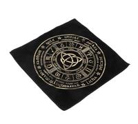 Happyyami Mantel de Altar para Lectura de Tarot, Mantel de Adivinación, Tela, Estampado de 12 Constelaciones, para Baraja de Tarot, Decorativo y Profesional