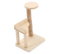 Happyyami Miniatura De Árbol De Gato De Madera Decoración De Casa Miniatura y Torre De Escalada para Mascotas Modelo Realista y Duradero