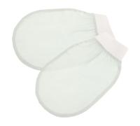 Happyyami Mitts Exfoliante De Seda De 2 Piezas Silky Bath Bath Batter Para Exfoliación Suave Sprobber Para La Eliminación De La Piel Muerta Para El Viaje Del Spa Para El Hogar
