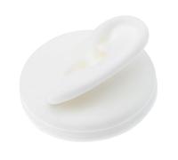 Happyyami Modelo De Oreja Modelos De Oído Orejas Soporte De Exhibición Del Oído Modelo De Faciales Modelo De Pantalla De Oído Silicona De Grado Alimenticio Blanco