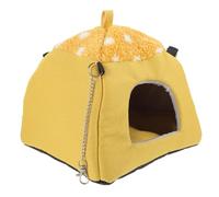 Happyyami Nido de hámster casa Hamster casita Hamster Preciosa casa de hámster casa de Chinchilla Resistente Desgaste casa de Chinchilla Decorativa choza de hámster doméstico Esponja