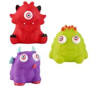 Happyyami Novedad De La Bola del Apretón del Juguete del Ojo del del Juguete De La Agitada del PVC 3Pcs Que Hace Estallar