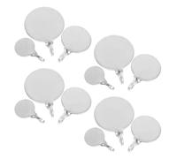 Happyyami Objetivos de Tiro de Acero al Manganeso 12 Piezas, Entrenamiento de Precisión, Pequeños Objetivos Portátiles para Interior, Práctica de Tiro Diámetro 2cm, 3cm y 4cm, Accesorios