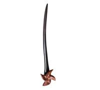 Happyyami Palillo de Pelo de Madera Horquilla Decorativa Vintage para Moño Accesorios para Cabello Femenino y Juvenil