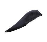 Happyyami Peine Cabello y Masaje Capilar Pequeño 17-19 Cm De Cuerno De Búfalo Negro Para Uso Doméstico y Salones, Anti-caída, Compatible Cabello Húmedo o Seco