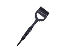 Happyyami Peine de Peluquería Negro 2piezas para Teñir el Cabello Cerdas de Nailon, Fácil de Lavar y Secado Rápido, Adecuado para Salón y Uso Profesional