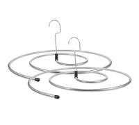 Happyyami Perchas de Secado Espiral de Acero Inoxidable Grueso Juego de 2 Unidades Redondas y Giratorias para Sábanas Mantas y Toallas Tendedero Ahorrador de Espacio Uso Doméstico