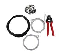Happyyami Piezas De Cambio De Marchas para Desviador De Bicicleta - Cambio con Cable De Carcasa De Acero Inoxidable Kit De Juntas Tóricas para Transmisión De Bicicleta De Y Tapas De