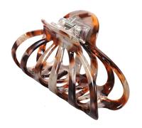 Happyyami Pinza Grande Pelo Estampado De Decorativa Para Niña Pinzas Cabello Grueso