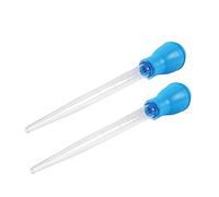 Happyyami Pipeta para Alimentar Peces 2 Pcs Sifón Acuario Limpiador De Peceras Aspirador De Acuarios Limpiafondos Kit De Herramientas De Succión De Residuos 50 Ml