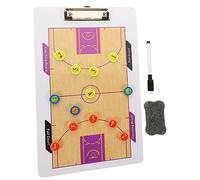 Happyyami Pizarra De Estrategia De Baloncesto Magnética Portátil PVC, Tablero Táctico Borrado Seco para Entrenador, Cuaderno De Jugadas y Anotaciones para Entrenamiento