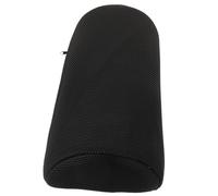 Happyyami Reposapiés Ergonómico para Oficina Casa, Cojín Medio Cilindro Negro De Malla, Almohada para Elevar Los Pies, Soporte De Alta Recuperación para Mejorar Circulación y Aliviar Fatiga