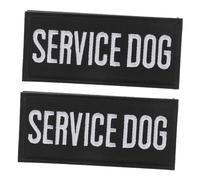 Happyyami Servicio para Perros con Aplique Termoadhesivo Y Parche De Tela Bordado Versátil para Uso En Entrenamiento De Varios Tamaños