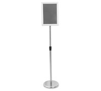 Happyyami Soporte de Carteles de Piso de Inoxidable con Base de Agua Exhibidor de para Comercios y Soporte de Carteles Resistente y de Instalar