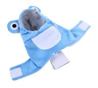 Happyyami Suéter Cálido para Loros y Periquitos, Ropa De Algodón Suave, Talla l Azul, Traje De Vuelo Ligero para Mascotas Invierno, Adecuado para Uso Diario y Fiestas