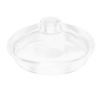 Happyyami Tapa de Vaso de Vidrio Transparente Ligera y Práctica Diseño Simple para Taza de Té en Casa o Fiestas, Cubierta Redonda para Bebidas