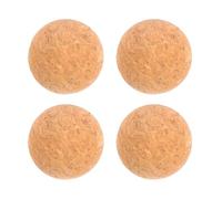 Happyyami Tapones de Corcho Firmes y Ecológicos Amarillos en Forma de Bola 4 Piezas para Uso Doméstico y Fiestas de Cóctel