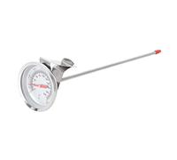 Happyyami termómetro inoxidable cocinando plata interrogatorio termómetros Indicador de temperatura termómetro a prueba de agua para asar a
