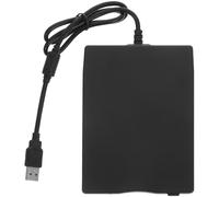 Happyyami Unidad de Disquete USB Externa, Lector de disquetes, Adaptador para Ordenador portátil y de sobremesa, Interfaz USB 2.0 de Alta Velocidad, Plug and Play, Carcasa ABS Negra