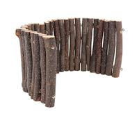 Happyyami Valla De Madera para Mascotas Refugio para Erizos 30cm Duradera y Práctica
