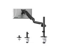 HAPRSLIKG Soporte for un solo monitor, adecuado for brazo de extensión con resorte gas movimiento completo 13 a 32 pulgadas, soporte escritorio computadora ajustable, 100 x mm, 2 a 9 kg