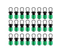 Haptufer 24 Piezas de TapóN de Extremo de TuberíA de Riego por, Accesorio de Tapa de Extremo Universal de 1/2 Pulgada, para con Aspersor de TuberíA de Cinta de de 16 Mm