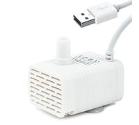 HAPUP Bomba de fuente de agua para gatos, silenciosa DC5V (90L/H) con cable de alimentación USB de 2 m
