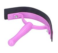 Hapvida Rascador de sudor de caballo, herramienta ergonómica de aseo manual con agarre de goma suave para eliminar el sudor de caballos y ganado grande, ayuda para montar y