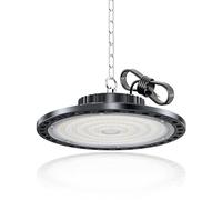 HAPYLUMI UFO LED 100W 10000LM, Naves Industriales Focos Led Interior Techo 6500K Blanco Frío, IP65 Impermeable Campana Lámpara de Alta Bahía Para Garaje Fábrica Taller