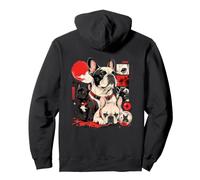Harajuku Bulldog Francés Urban Kawaii Dog Art Sudadera con Capucha