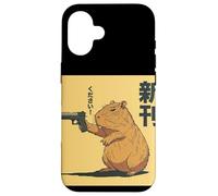Harajuku Capybara Manga Mania & Tokyo Style Gráfico japonés Carcasa para iPhone 16
