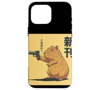 Harajuku Capybara Manga Mania & Tokyo Style Gráfico japonés Carcasa para iPhone 16 Pro MAX