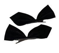 Harajuku - Horquilla de terciopelo con lazo decorativo para mujer, dulce y bonita horquilla para el cabello, accesorios para el cabello Y2K, accesorios para el cabello, horquillas para el cabello para