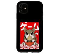 Harajuku Japanese Aesthetic, Kawaii Ramen Noodles Gaming Cat Carcasa para iPhone 11
