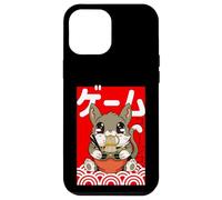 Harajuku Japanese Aesthetic, Kawaii Ramen Noodles Gaming Cat Carcasa para iPhone 12 Pro MAX