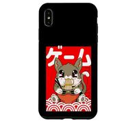 Harajuku Japanese Aesthetic, Kawaii Ramen Noodles Gaming Cat Carcasa para iPhone XS MAX