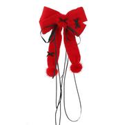 Harajuku - Pinza para el pelo con lazo para el año nuevo, para viajes, maquillaje, para mujeres y niñas, para tomar fotos, ir de compras, camping, antideslizante, para mujer, para mujer, para peinar