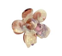 Harajuku - Pinza para el pelo de niña con diseño de flor dulce y delicada, pasadores para el pelo para adolescentes, coleta de caballo, para mujer, organizador de pelo fino para mujer
