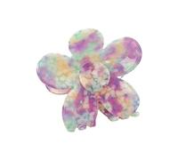 Harajuku - Pinza para el pelo de niña con diseño de flor dulce y delicada, pasadores para el pelo para adolescentes, coleta de caballo, para mujer, organizador de pelo fino para mujer