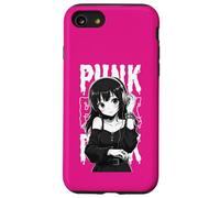 Harajuku street style anime chica en traje rosa Carcasa para iPhone SE (2020) / 7 / 8