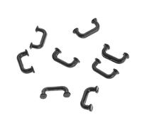 harayaa 1/12 Mini Tiradores Muebles de Casa de Muñecas Accesorios Cajón Manija para Puerta Cocina Joyero Caja, NEGRO, Pequeño 8Pcs
