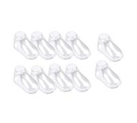 harayaa 10 árboles de Zapatos de Bebé Transparentes, Portátiles, Duraderos, Prácticos Soportes para Zapatos, Formas de Calcetines para Niños Pequeños, Almacen, 11cm