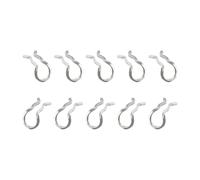 harayaa 10 Piezas de Clips de Resorte para Pinzas de Freno de Acero Inoxidable, Accesorios para Bicicletas, Retenedor Seguro, Reemplazo Directo, Apto para, Plata