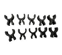 harayaa 10 Uds. Soporte de Clip de Lápiz de Trompeta Accesorios de Instrumento Pequeño Soporte de Lápiz de Instrumento Soporte Negro para de Música