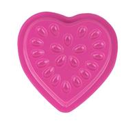 harayaa 100 Uds. Bandejas de Pegamento para Extensión de Pestañas con Base en Forma de Flor, Suministros para Pestañas, Bandeja de Goteo para Pestañas, para N, Rosa Rosa