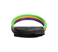 harayaa 12 Aros de Agilidad Versátiles para Ejercicios de Velocidad, Saltos Y Lanzamientos en Deportes como Fútbol Y Gimnasia, 30 Centimetros