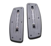 harayaa 2 Piezas de Almohadillas de Repuesto para reposabrazos de Silla de Oficina, universales, Antideslizantes, Resistentes al Desgaste, Montaje Deslizante