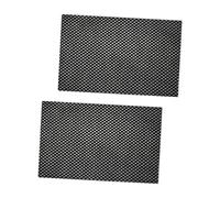 harayaa 2 Piezas de Colchoneta Antideslizante para Pilates, Almohadilla de Ejercicio, Almohadilla de, Material de PVC Ligero, Uso Versátil, Adecuada para, Negro, Individual