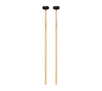 harayaa 2 uds Glockenspiel Marimba mazos vibráfono xilófono para campana bloque madera xilófono Glockenspiel Chime, Negro
