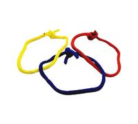 harayaa 3 Piezas Cuerda para s con Lazo Enlazado Accesorio para Nudos y Desatar Hecho de Poliéster Resistente Adecuado para